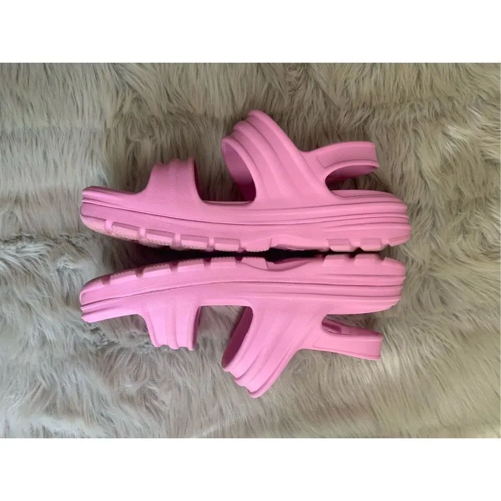Womens Hunter Boots BLOOM ALGAE FOAM SANDAL Pink Fizz Size 9 - Picture 5 of 9